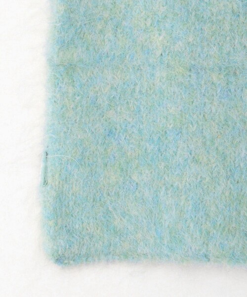 green label relaxing（グリーンレーベルリラクシング）の「アルパカ シャギー マフラー（マフラー・レディース・ライトブルー/オフホワイト/ライトグレー・FREE）」の17枚目の写真