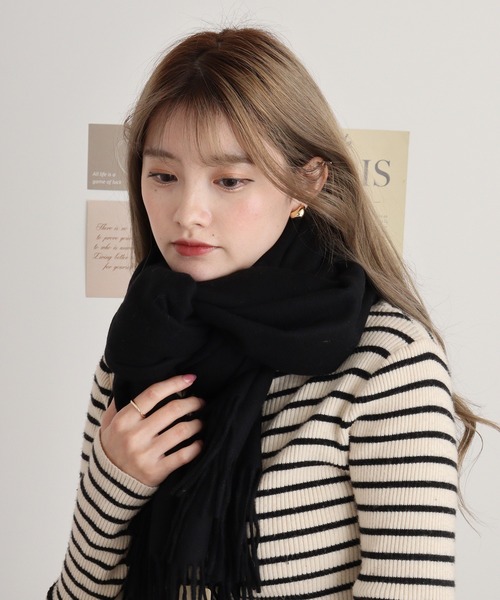 セール】無地 厚手 ウールストール（ストール/ショール）｜FUNALIVE