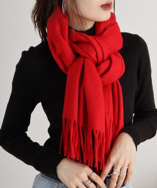 セール】無地 厚手 ウールストール（ストール/ショール）｜FUNALIVE