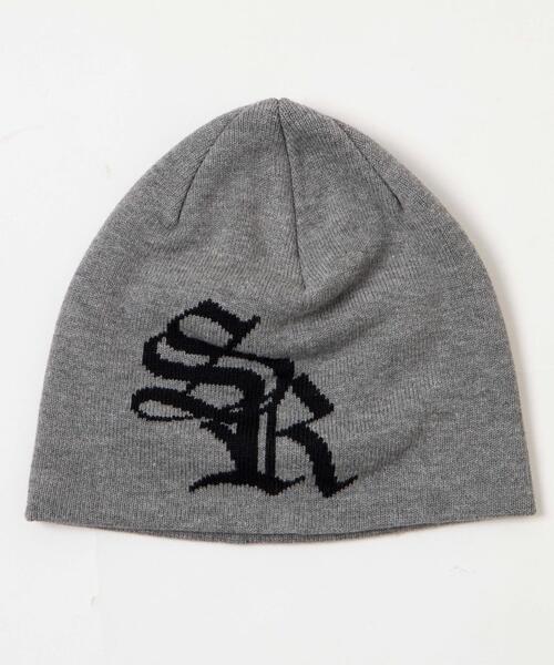 SHORT ROUND（ショートラウンド）の「SHORT ROUND/シングルニットワッチ（ニットキャップ/ビーニー・メンズ・グレー/ブラック・FREE）」の4枚目の写真