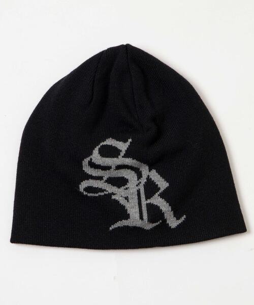 SHORT ROUND（ショートラウンド）の「SHORT ROUND/シングルニットワッチ（ニットキャップ/ビーニー・メンズ・グレー/ブラック・FREE）」の3枚目の写真