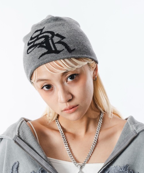 SHORT ROUND（ショートラウンド）の「SHORT ROUND/シングルニットワッチ（ニットキャップ/ビーニー・メンズ・グレー/ブラック・FREE）」の9枚目の写真