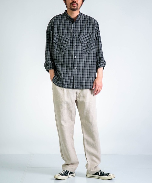 SPELLBOUND（スペルバウンド）の「[SPELLBOUND / スペルバウンド] リネンキャンバス リラックスイージーパンツ（その他パンツ・メンズ・ベージュ/アイボリー/オリーブ/ブラック・32inch/30inch）」の14枚目の写真