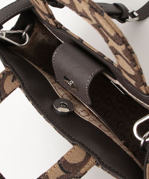 Guess(ゲス)の「INES Mini Tote ショルダーバッグ レディース(ショルダーバッグ・レディース・ブラウン/ネイビー・ONE SIZE)」の18枚目の写真