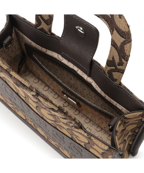 Guess(ゲス)の「INES Mini Tote ショルダーバッグ レディース(ショルダーバッグ・レディース・ブラウン/ネイビー・ONE SIZE)」の7枚目の写真