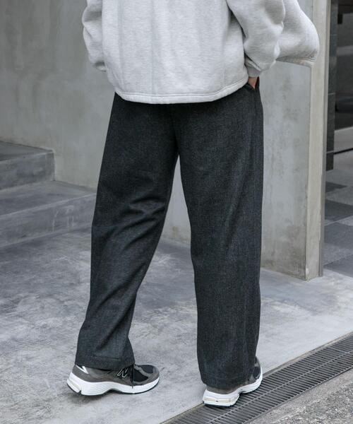 FORK&SPOON（フォークアンドスプーン）の「FORK&SPOON　ブラッシュドパンツ（その他パンツ・メンズ・グレー/ブラック・4/5）」の5枚目の写真