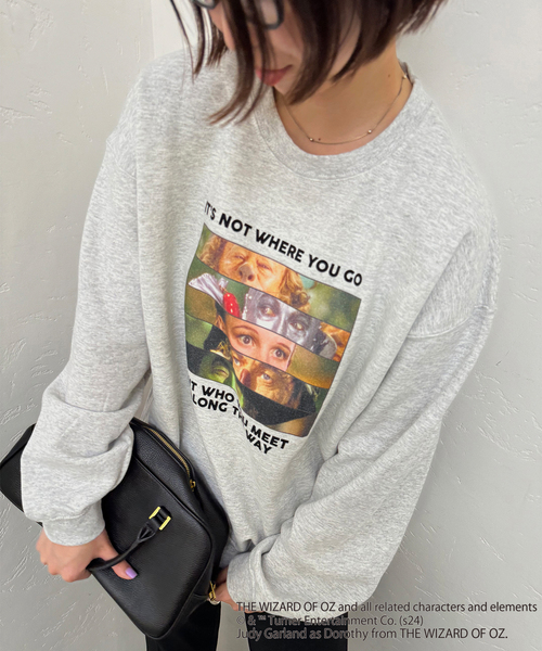 SLOBE citron.（スローブシトロン）の「《WEB限定》SLOBE citron. The wizard of Oz フォトスウェット（スウェット・レディース・ライトグレー・FREE）」の8枚目の写真