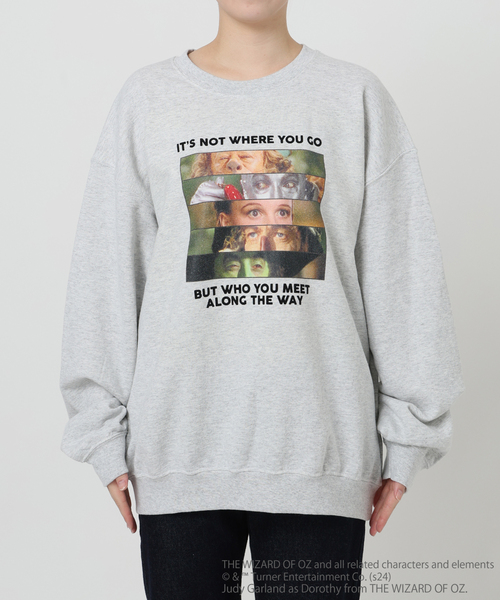 SLOBE citron.（スローブシトロン）の「《WEB限定》SLOBE citron. The wizard of Oz フォトスウェット（スウェット・レディース・ライトグレー・FREE）」の9枚目の写真