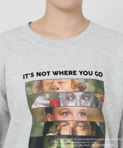 SLOBE citron.（スローブシトロン）の「《WEB限定》SLOBE citron. The wizard of Oz フォトスウェット（スウェット・レディース・ライトグレー・FREE）」の12枚目の写真