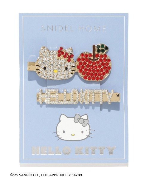 SNIDEL HOME スナイデルホーム　キティ　コラボ　ヘアピン　限定品 HELLO KITTY】ヘアクリップ（バレッタ/ヘアクリップ）｜SNIDEL