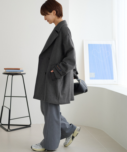 ジャーナルスタンダードrelumeスーパーファインビーバーSTANDコート36 JOURNAL STANDARD relume（ジャーナルスタンダード レリューム