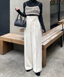 レディースのその他パンツ（ホワイト/白色系）ファッション通販