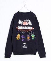COBMASTER | 【COBMASTER】ランタン刺繍 バックプリント 裏毛スウェット UNISEX/ユニセックス(スウェット)