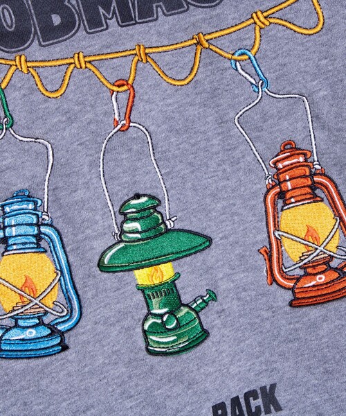 COBMASTER(コブマスター)の「【COBMASTER】ランタン刺繍 バックプリント 裏毛スウェット UNISEX/ユニセックス(スウェット・メンズ・ブラック/グレー・M/L)」の9枚目の写真