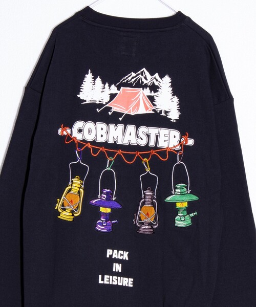COBMASTER(コブマスター)の「【COBMASTER】ランタン刺繍 バックプリント 裏毛スウェット UNISEX/ユニセックス(スウェット・メンズ・ブラック/グレー・M/L)」の4枚目の写真