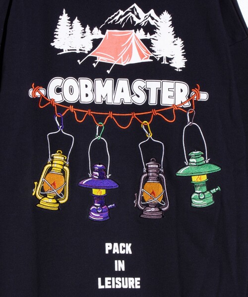 COBMASTER(コブマスター)の「【COBMASTER】ランタン刺繍 バックプリント 裏毛スウェット UNISEX/ユニセックス(スウェット・メンズ・ブラック/グレー・M/L)」の3枚目の写真