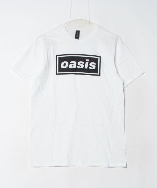 MUSIC TEE（ミュージックティー）の「OASIS“DECCA LOGO” - オアシス "デッカ ロゴ”（Tシャツ/カットソー・メンズ・ライトブルー/ホワイト/チャコールグレー・LARGE/MEDIUM/X-LARGE/SMALL）」の2枚目の写真