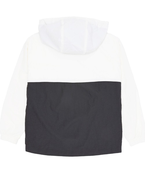 new balanceホワイト×ブラック フード付きジャケット上下セット セール