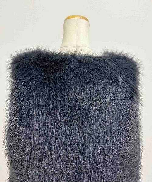 PICCIN（ピッチン）の「フェイクファーベスト（ベスト・レディース・アイボリー/グレー/ブラウン・M）」の21枚目の写真