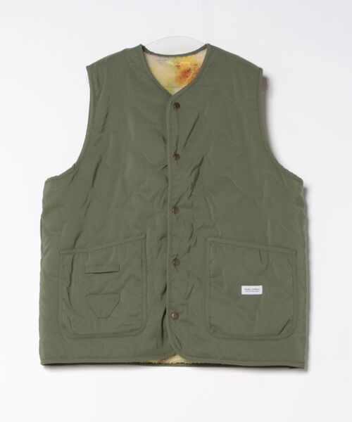 VEST/BANKS JOURNAL(バンクスジャーナル)裏地ボア素材キルティング地ベスト（ベスト）｜BANKS（バンクス）