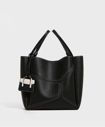 NiiNa | 【NiiNa】【高品質牛革】2wayクロスデザイントートバッグ（インナーポーチ付き）(トートバッグ)