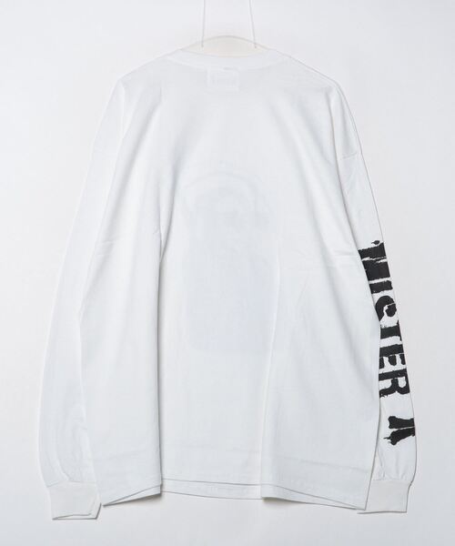 MIG&DEXI(ミグアンドデキシー)の「GRIM REAPER TEE SHIRTS LS / Mr.X(その他トップス・メンズ・ホワイト/ブラック・L/XL/M/XXL)」の4枚目の写真