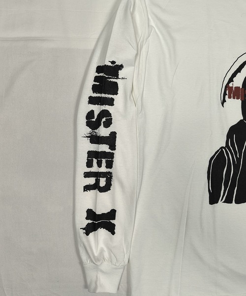 MIG&DEXI(ミグアンドデキシー)の「GRIM REAPER TEE SHIRTS LS / Mr.X(その他トップス・メンズ・ホワイト/ブラック・L/XL/M/XXL)」の18枚目の写真