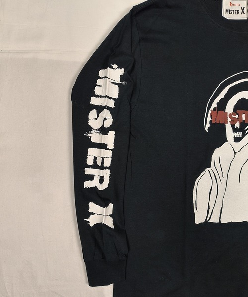 MIG&DEXI(ミグアンドデキシー)の「GRIM REAPER TEE SHIRTS LS / Mr.X(その他トップス・メンズ・ホワイト/ブラック・L/XL/M/XXL)」の6枚目の写真