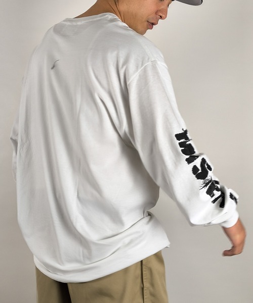 MIG&DEXI(ミグアンドデキシー)の「GRIM REAPER TEE SHIRTS LS / Mr.X(その他トップス・メンズ・ホワイト/ブラック・L/XL/M/XXL)」の11枚目の写真