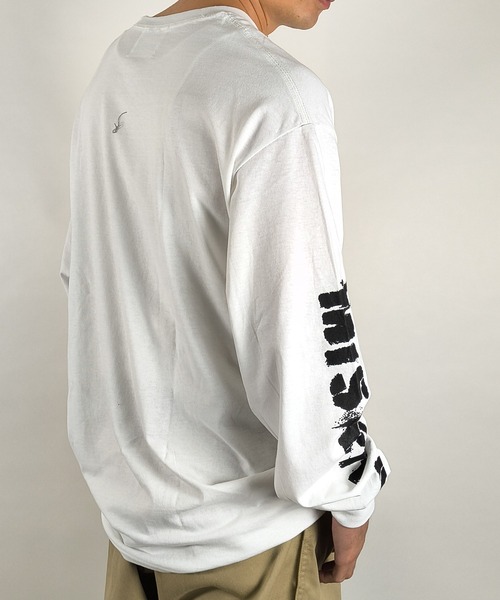 MIG&DEXI(ミグアンドデキシー)の「GRIM REAPER TEE SHIRTS LS / Mr.X(その他トップス・メンズ・ホワイト/ブラック・L/XL/M/XXL)」の12枚目の写真
