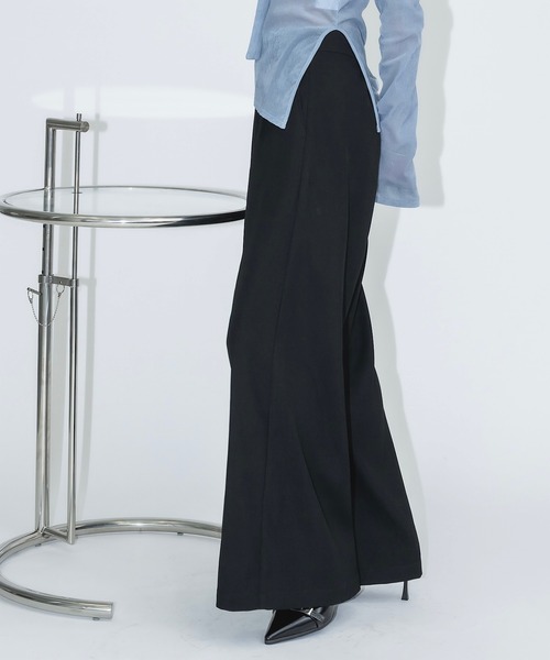 17HR（セブンティーンアワーズ）の「ルーズワイドスラックスパンツ（スラックス・レディース・グレー/ブラック・FREE）」の20枚目の写真