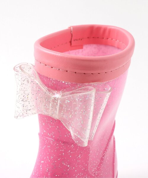 Ampersand(アンパサンド)の「キラキラレインシューズ(レインシューズ・キッズ・サーモンピンク/キナリ/ラベンダー・15 /20/18/17/19/14/16)」の5枚目の写真