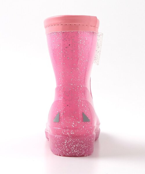 Ampersand(アンパサンド)の「キラキラレインシューズ(レインシューズ・キッズ・サーモンピンク/キナリ/ラベンダー・15 /20/18/17/19/14/16)」の6枚目の写真