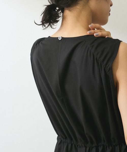 ADAM ET ROPE'(アダムエロペ)の「【ZOZO限定・多サイズ】ドロストリボンワンピース≪Made by ZOZO≫(ワンピース・レディース・ベージュ系その他/ブラック/チャコールグレー・36/34/38)」の14枚目の写真