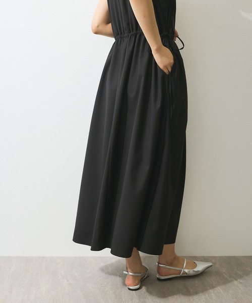ADAM ET ROPE 黒ワンピース ADAM ET ROPE' アダムエロペ Adam et Rope' ニット ワンピース