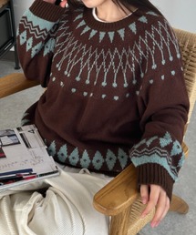 ノルディックワイドニット