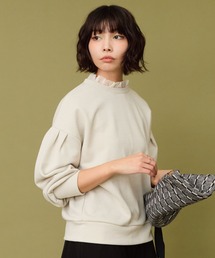 JETSET SOLO PLUS （ジェットセットソロプラス）の「【FONT LAB】チュールレイヤードラメ裏毛スウェット（スウェット）」