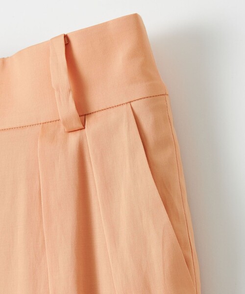 EMMEL REFINES（エメルリファインズ）の「＜EMMEL REFINES＞EM サテン 2タック テーパードパンツ（スラックス・レディース・シャーベット/ナチュラル/ダークグリーン・M/S/XS）」の11枚目の写真