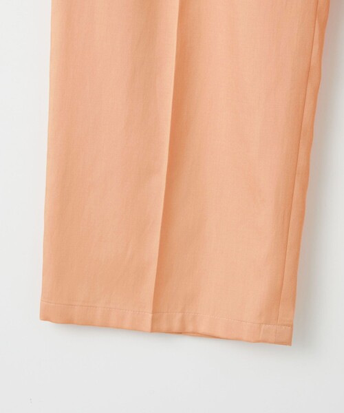 EMMEL REFINES（エメルリファインズ）の「＜EMMEL REFINES＞EM サテン 2タック テーパードパンツ（スラックス・レディース・シャーベット/ナチュラル/ダークグリーン・M/S/XS）」の14枚目の写真