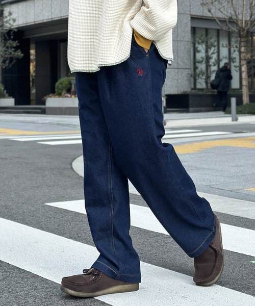 U.S. POLO ASSN.（ユーエスポロアッスン）の「【U.S. POLO ASSN.】ツイルイージーパンツ（その他パンツ・レディース・アイボリー/ベージュ/ブラック/インディゴブルー・MEDIUM/LARGE）」の4枚目の写真