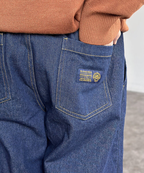 U.S. POLO ASSN.（ユーエスポロアッスン）の「【U.S. POLO ASSN.】ツイルイージーパンツ（その他パンツ・レディース・アイボリー/ベージュ/ブラック/インディゴブルー・MEDIUM/LARGE）」の13枚目の写真