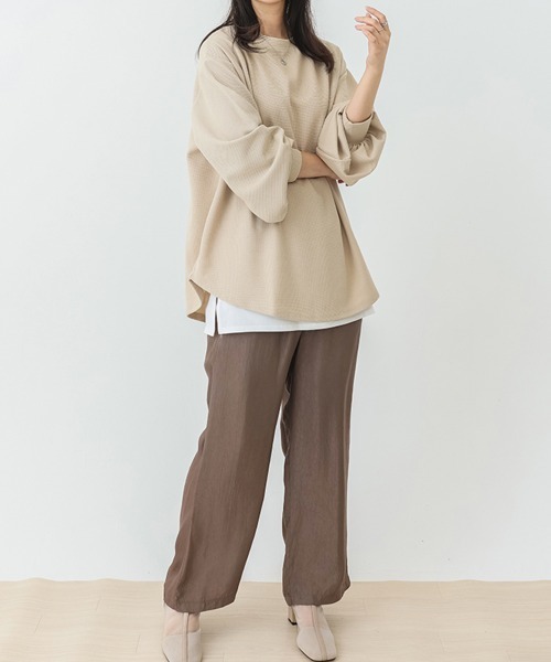 Miniministore(ミニミニストア)の「トレーナーレディーススウェットシャツ薄手(スウェット・レディース・グレー/ブラック/ブラウン/ホワイト/グリーン/イエロー/ベージュ/ブルー・FREE)」の20枚目の写真