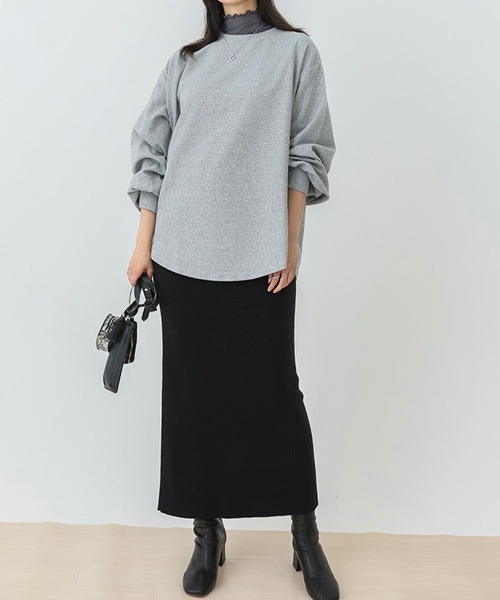 Miniministore(ミニミニストア)の「トレーナーレディーススウェットシャツ薄手(スウェット・レディース・グレー/ブラック/ブラウン/ホワイト/グリーン/イエロー/ベージュ/ブルー・FREE)」の14枚目の写真