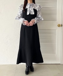 apres jour | ドッキングフリル袖ワンピース【ZOZOTOWN限定アイテム】(ワンピース)