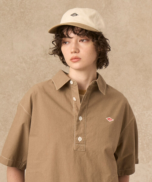 DANTON(ダントン)の「CHINO CLOTH 6PANEL CAP 2TONE(キャップ・レディース・カーキ系1/ホワイト系その他5/ホワイト系その他7/ホワイト系その他6・F)」の7枚目の写真