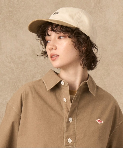 DANTON(ダントン)の「CHINO CLOTH 6PANEL CAP 2TONE(キャップ・レディース・カーキ系1/ホワイト系その他5/ホワイト系その他7/ホワイト系その他6・F)」の18枚目の写真