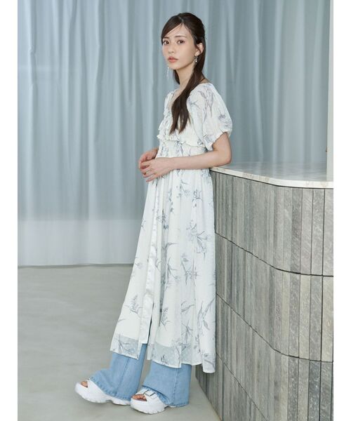 MERCURYDUO(マーキュリーデュオ)の「ダブルベルトスポサン(サンダル・レディース・オフホワイト/インディゴブルー/ブラック・36/38)」の21枚目の写真