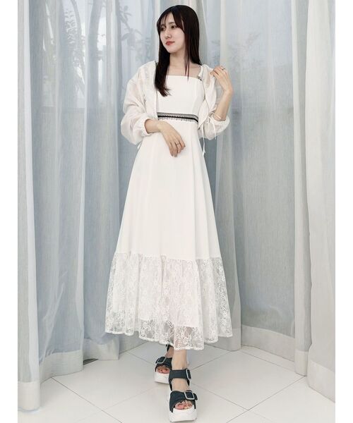 MERCURYDUO(マーキュリーデュオ)の「ダブルベルトスポサン(サンダル・レディース・オフホワイト/インディゴブルー/ブラック・36/38)」の6枚目の写真