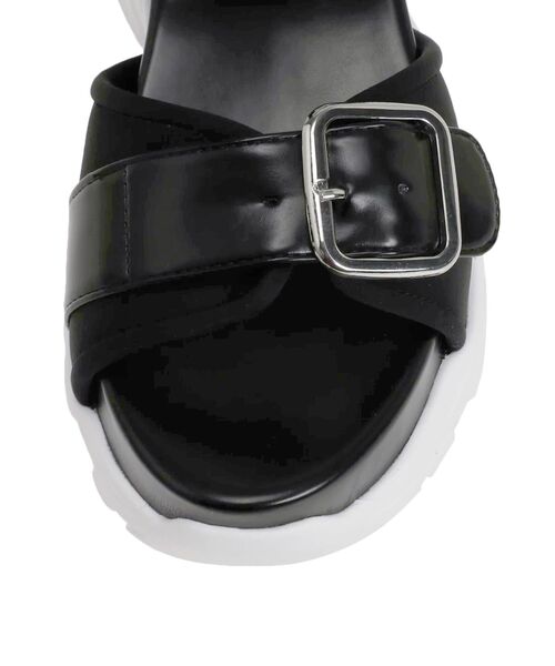 MERCURYDUO(マーキュリーデュオ)の「ダブルベルトスポサン(サンダル・レディース・オフホワイト/インディゴブルー/ブラック・36/38)」の15枚目の写真