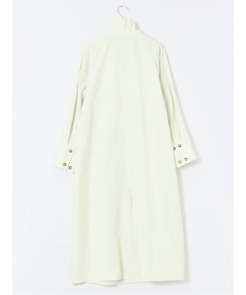 m.f.editorial（エムエフエディトリアル）の「【2WAY】m.f.エディトリアル レディース ストレッチ トレンチコート（トレンチコート・レディース・ベージュ/クリーム・MEDIUM/LARGE）」の3枚目の写真